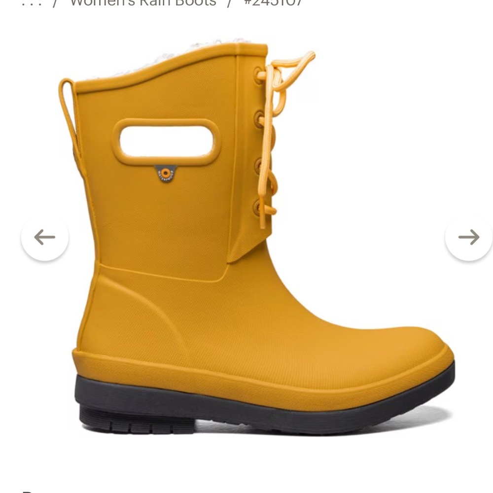 Bogs Women's Yellow Winter & Rain Boots